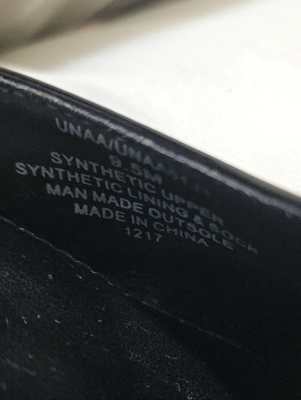 MADDEN GIRL Synthetic Black Patent Mary Jane Platform High Heels Sz 9.5M